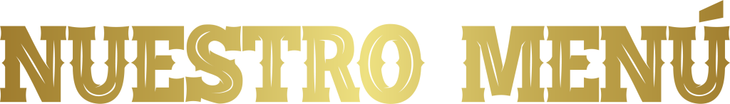 Nuestro Menú