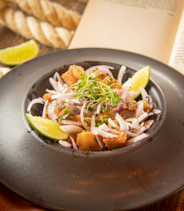 Ceviche de Chicharrón - Toro McCoy